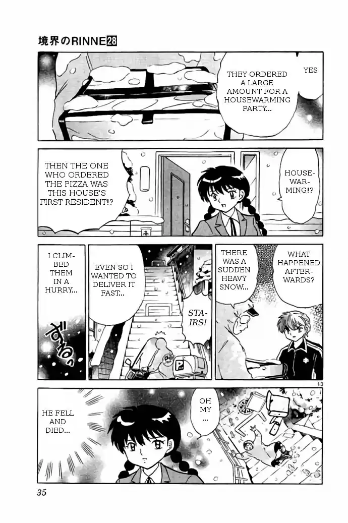 Kyōkai no Rinne Vol. 28 Ch. 270 Snowy Stairs