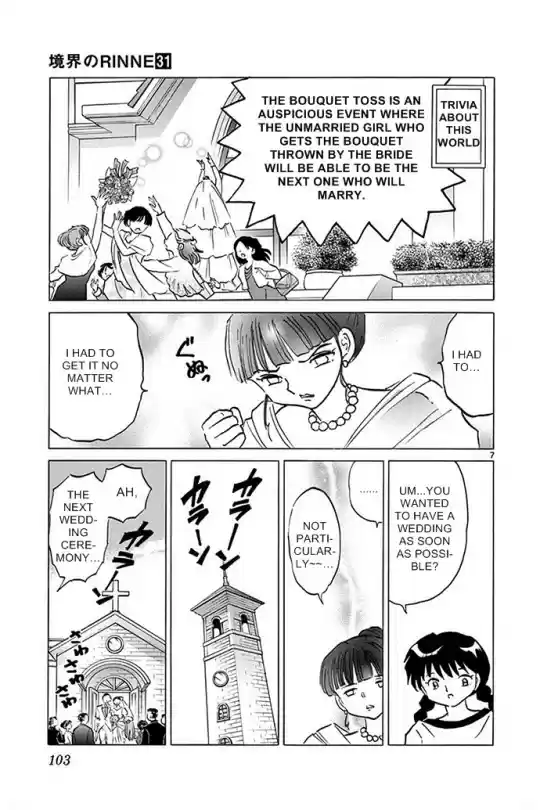 Kyōkai no Rinne Vol. 31 Ch. 304 I Want the Bouquet