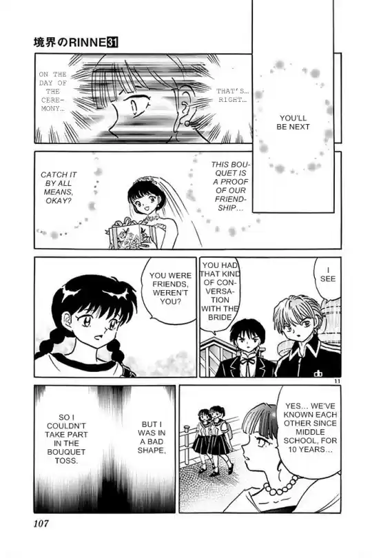 Kyōkai no Rinne Vol. 31 Ch. 304 I Want the Bouquet