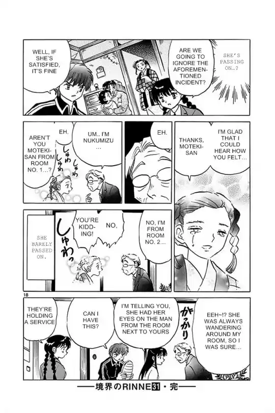 Kyōkai no Rinne Vol. 31 Ch. 308 Have a Hot Water Bottle