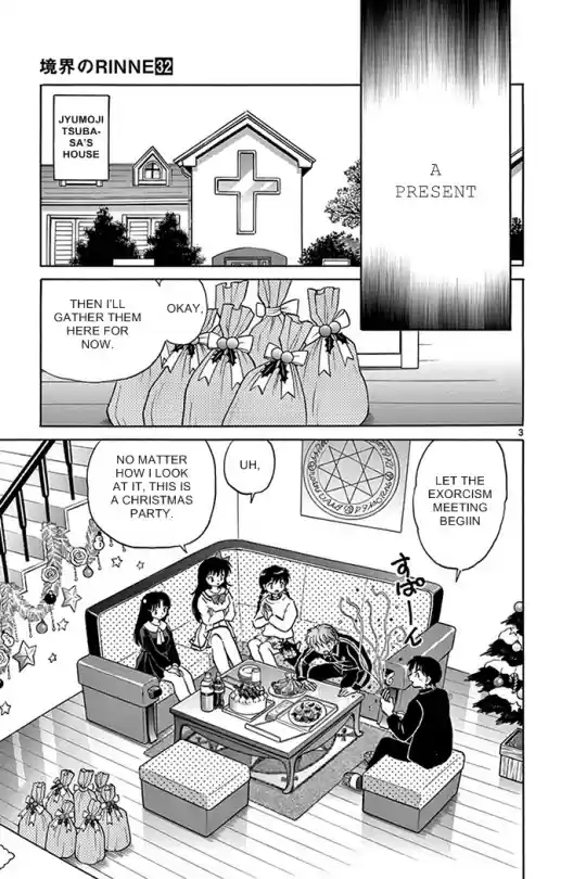 Kyōkai no Rinne Vol. 32 Ch. 310 Christmas Exorcism Party