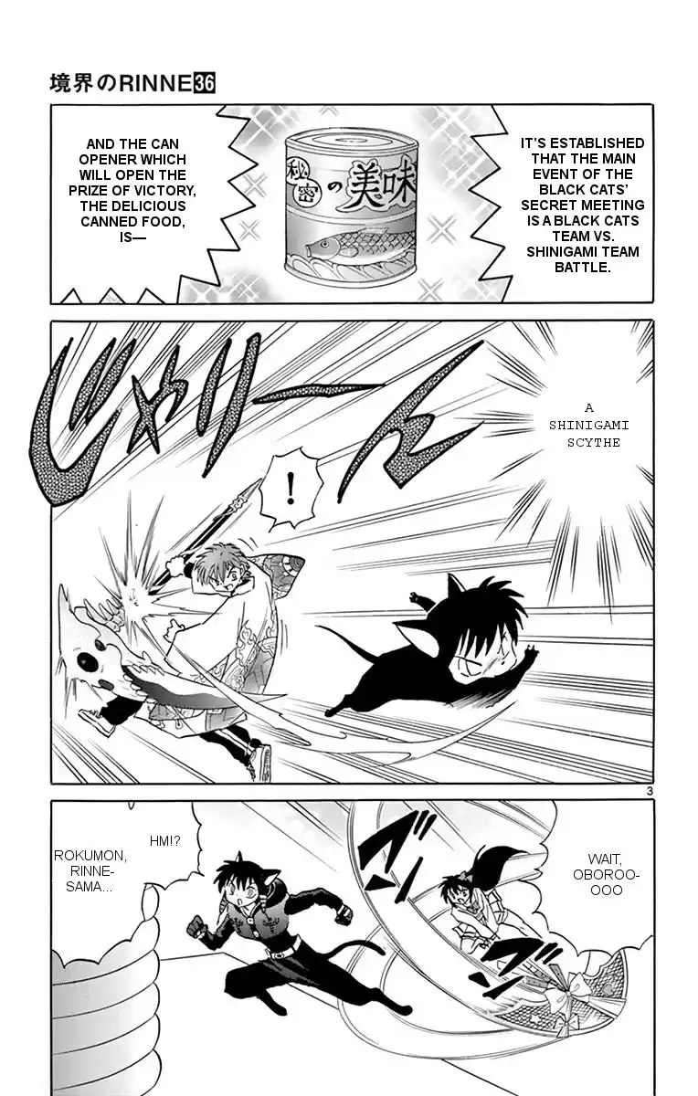 Kyōkai no Rinne Vol. 36 Ch. 351 The Hidden History of the Black Cats' Secret Meeting