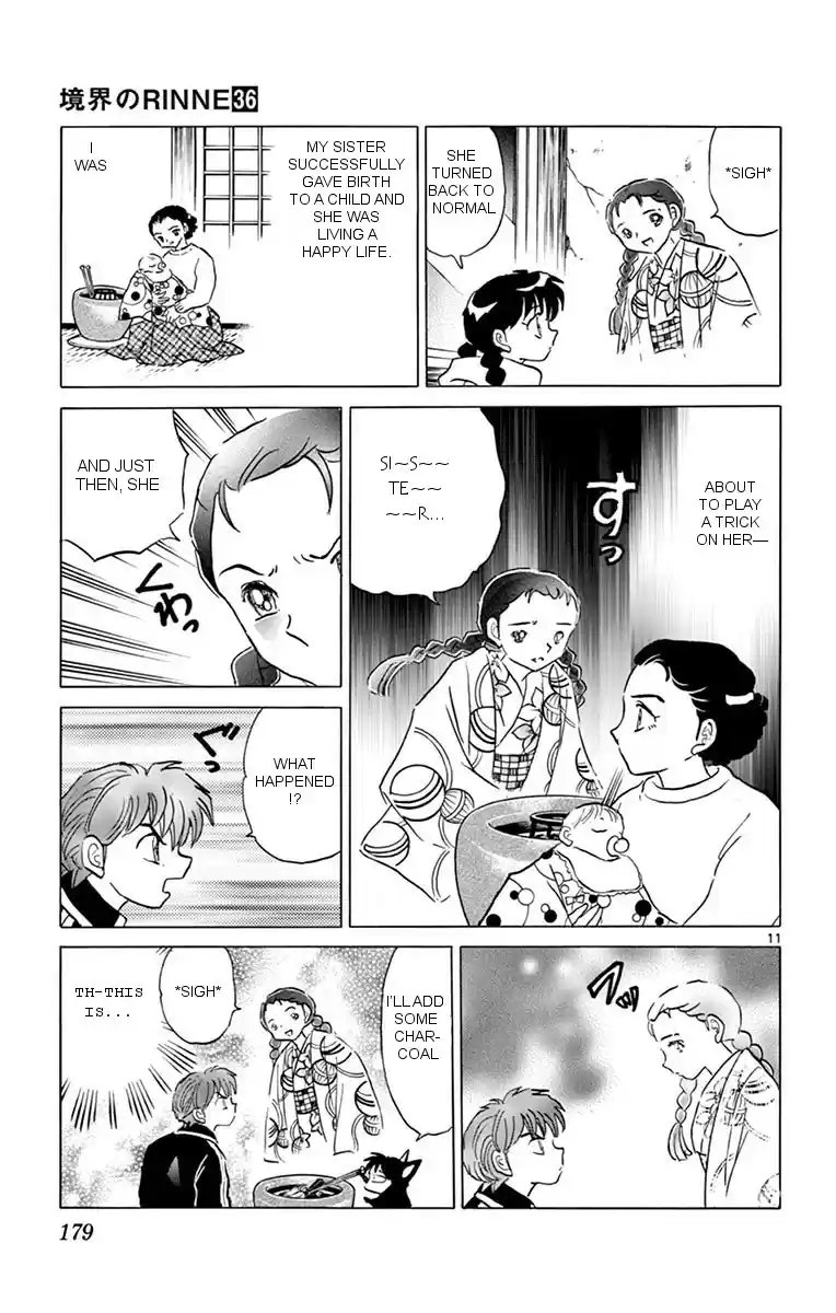 Kyōkai no Rinne Vol. 36 Ch. 358 How to use a Hibachi