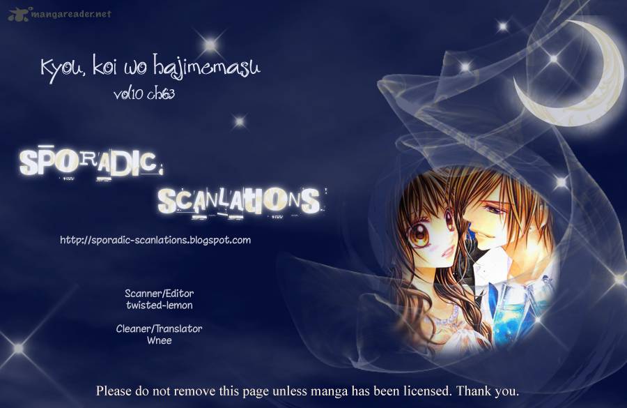 Kyou Koi wo Hajimemasu 63