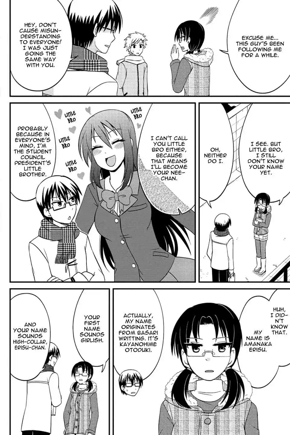 Kyoudai hodo Chikaku Tooimono wa Nai Vol. 4 Ch. 56 Glasses & Glasses (Part 1)