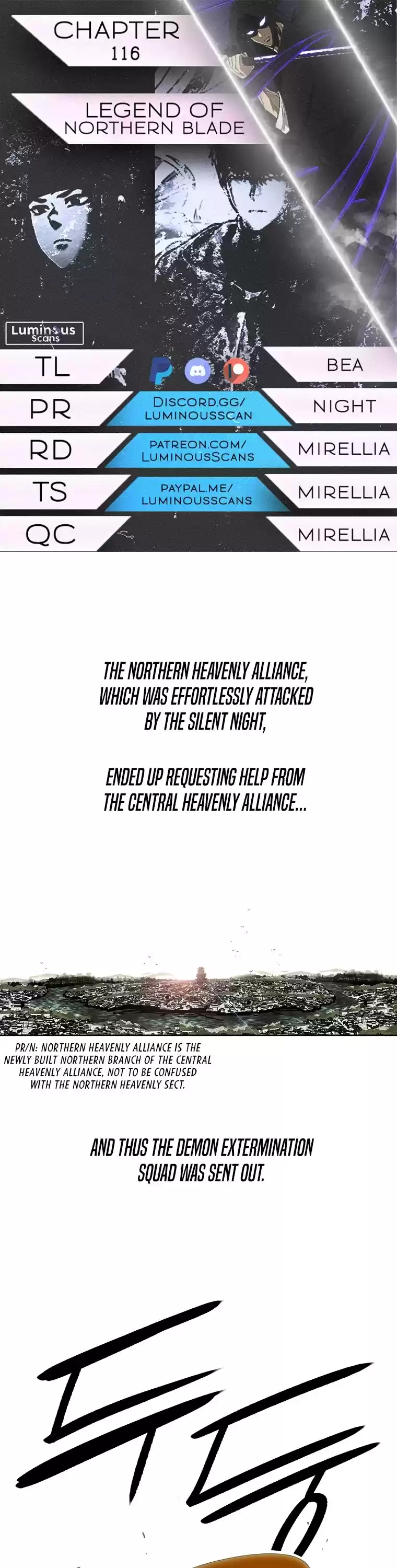 Legend Of The Northern Blade Chapter 116