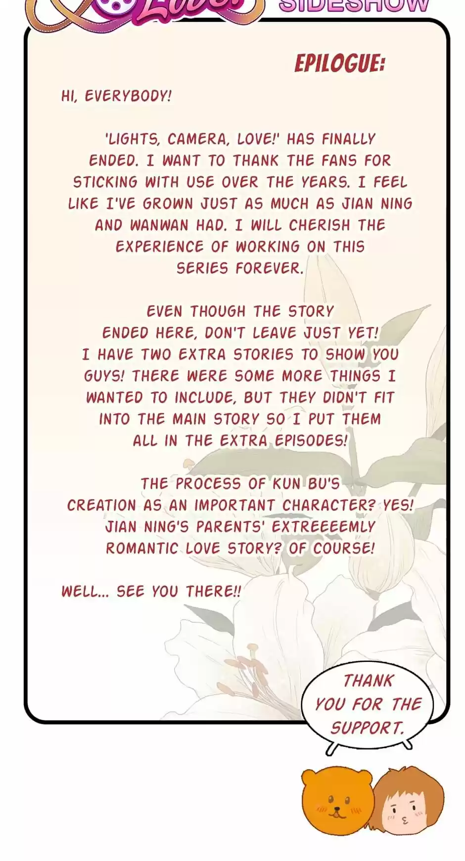 Lights, Camera, Love! Chapter 182