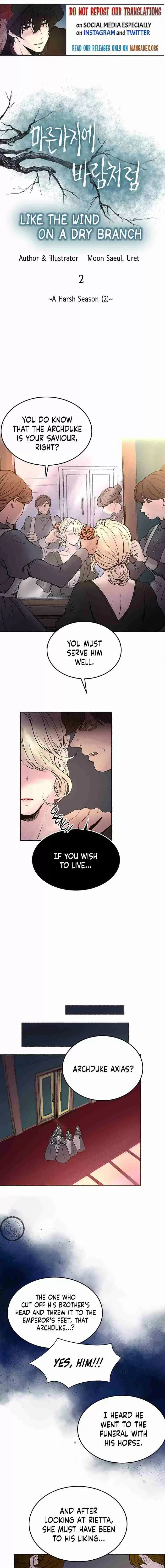 Like the Wind on a Dry Branch Ch. 2 A Harsh Season (2)