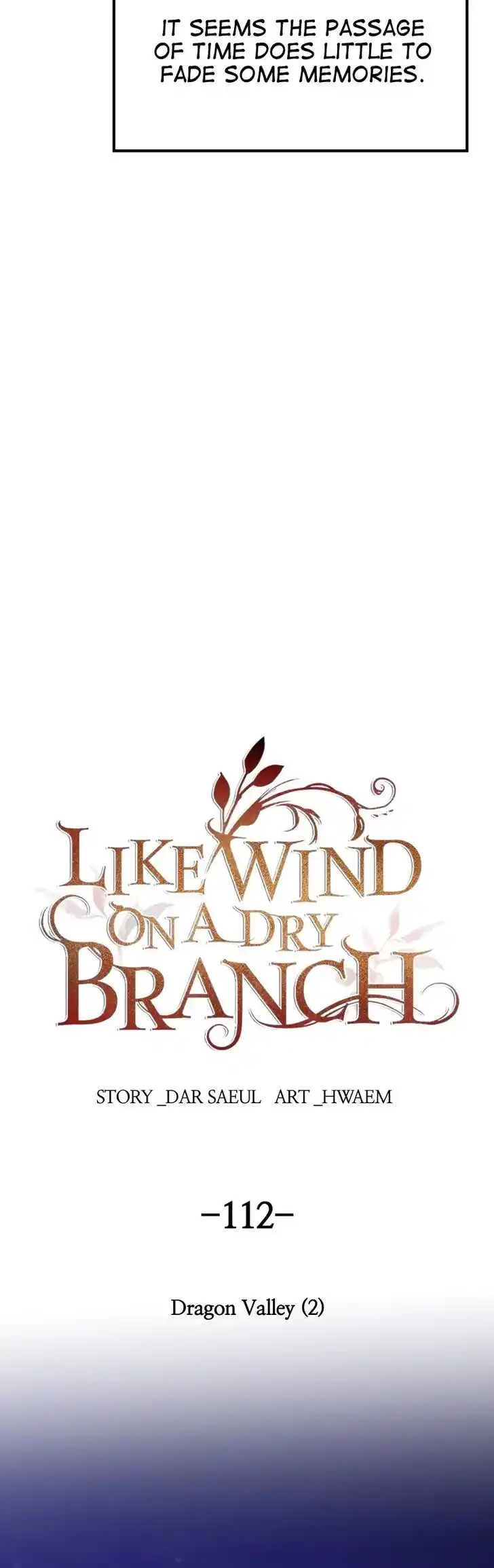 Like the Wind on a Dry Branch Ch.112