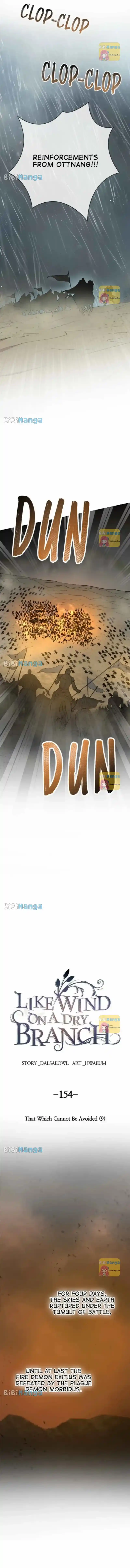 Like the Wind on a Dry Branch Chapter 154