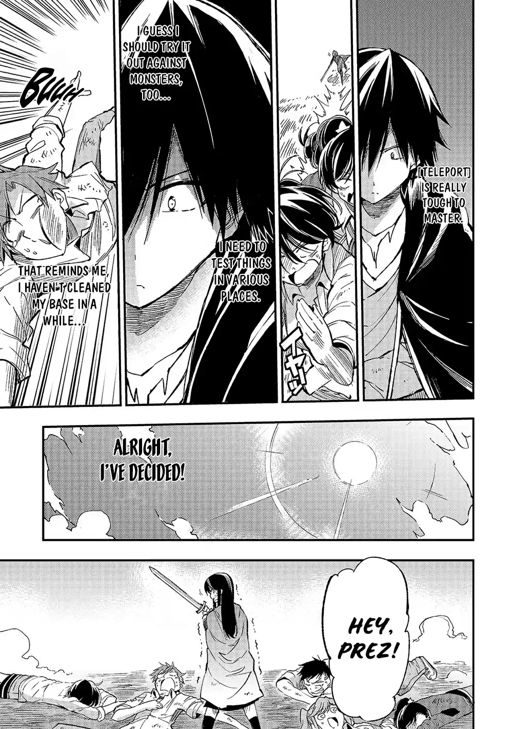 Lonely Attack On A Different World Chapter 58: Teleport Skill