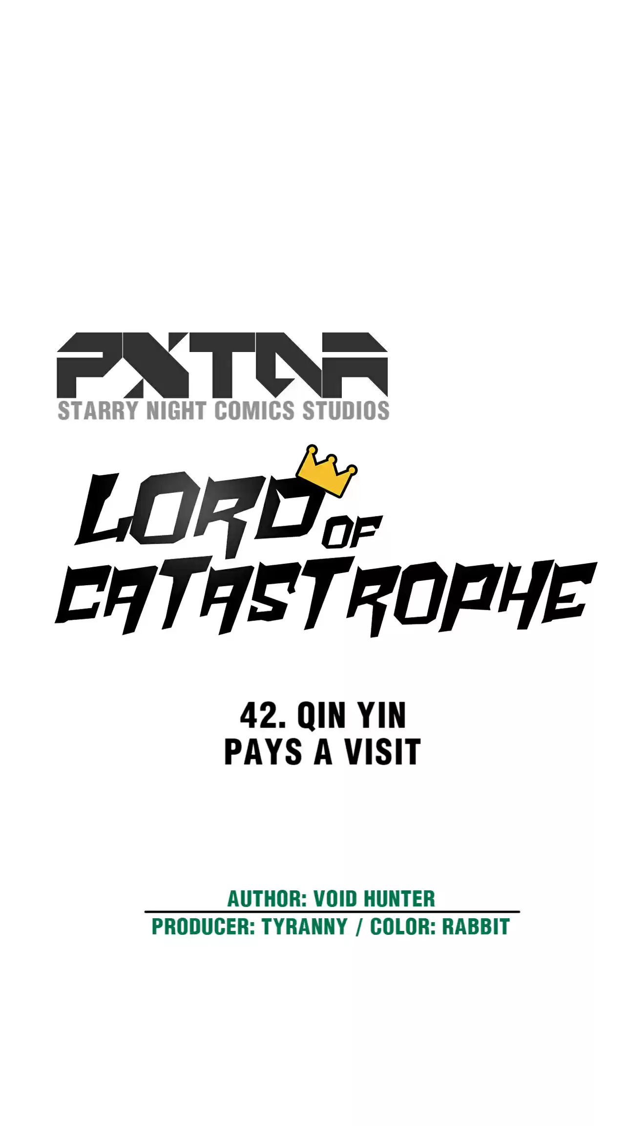 Lord of Catastrophe 42.1 Qin Yin Pays A Visit