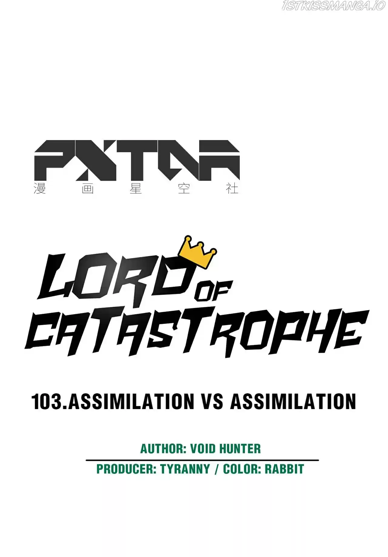 Lord Of Catastrophe Chapter 103