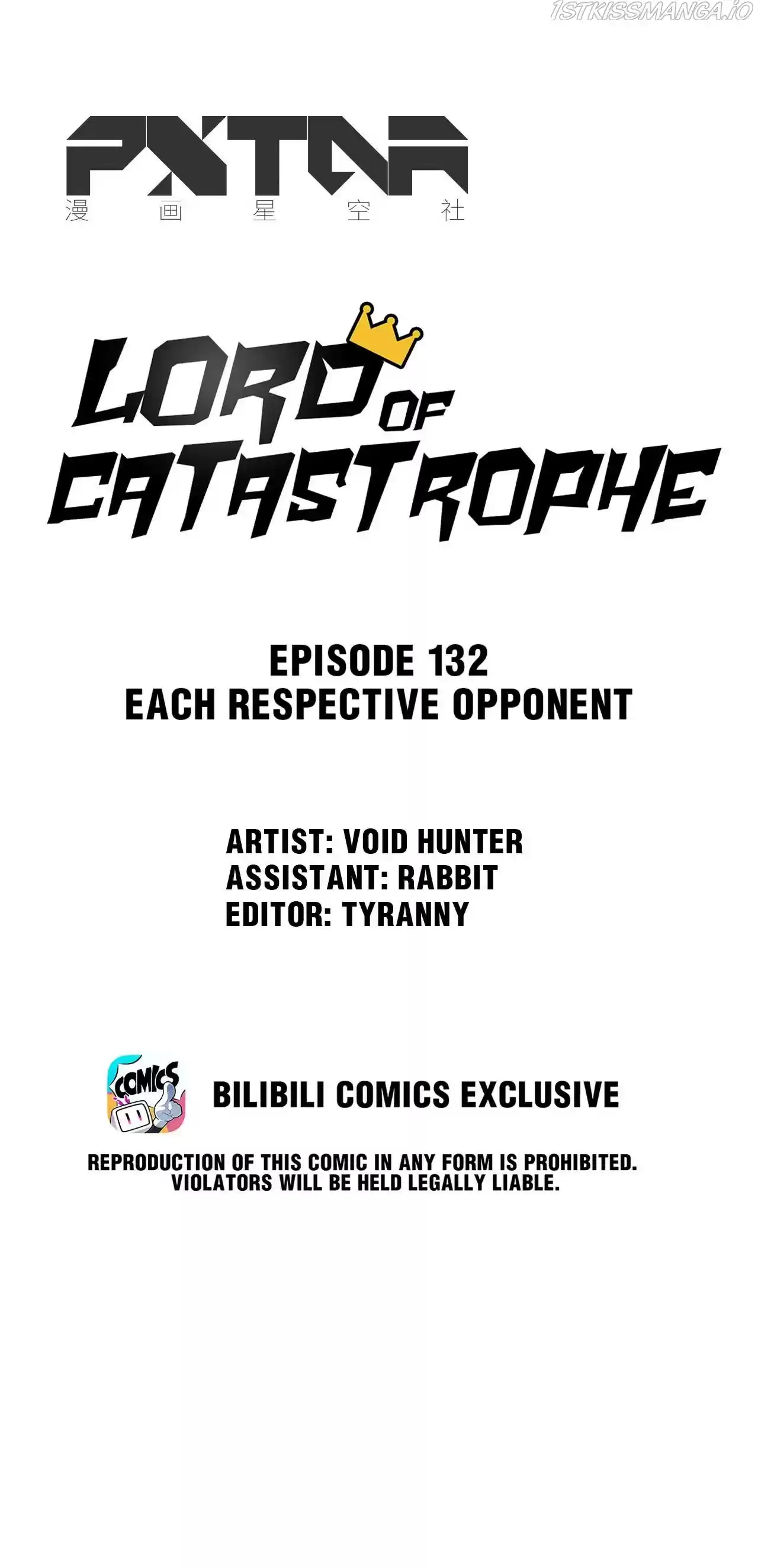 Lord Of Catastrophe Chapter 132