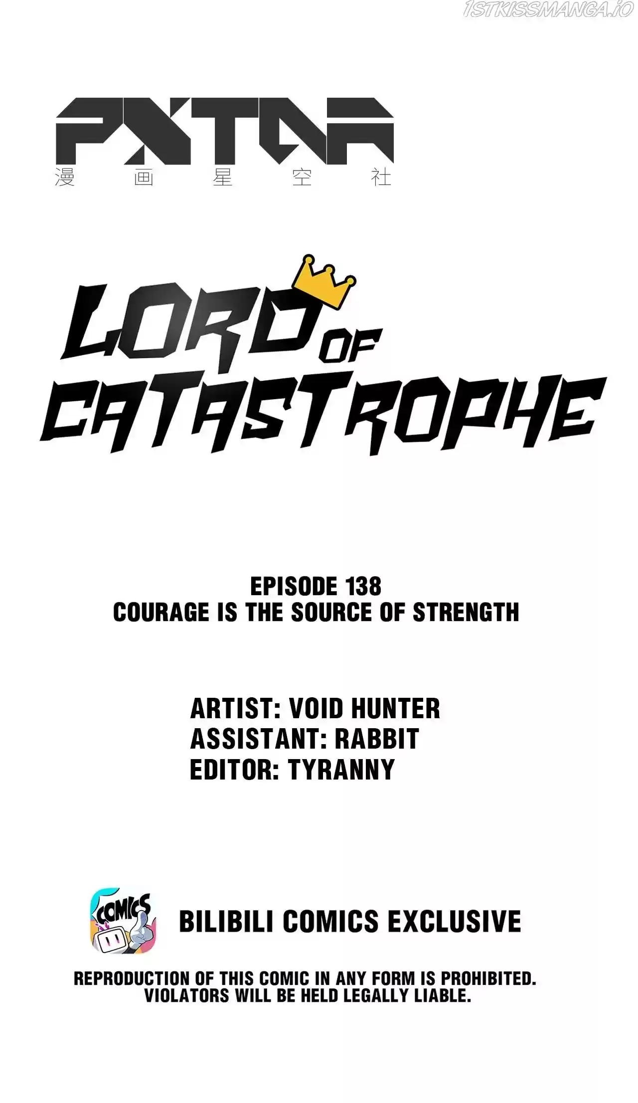 Lord Of Catastrophe Chapter 138