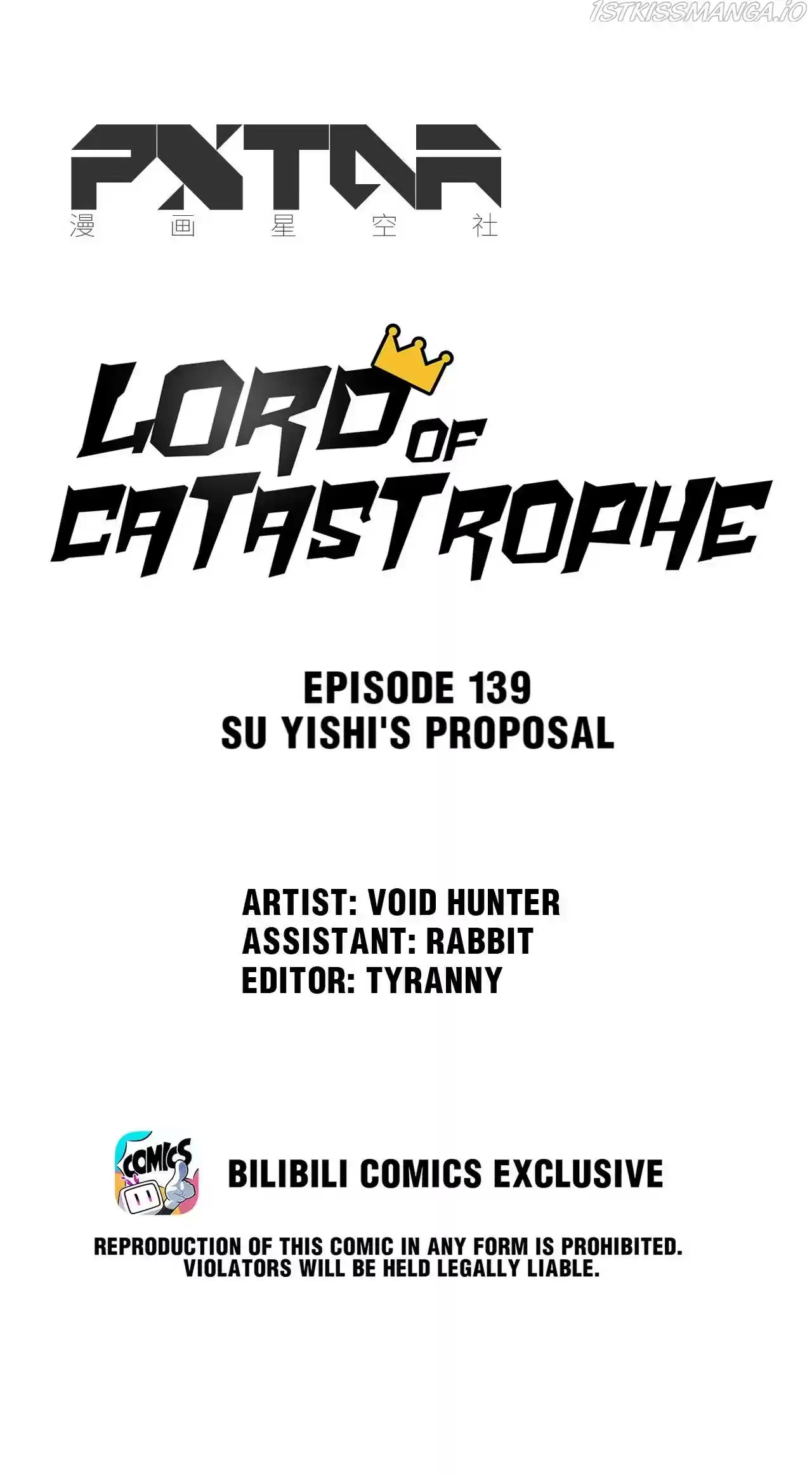 Lord Of Catastrophe Chapter 139