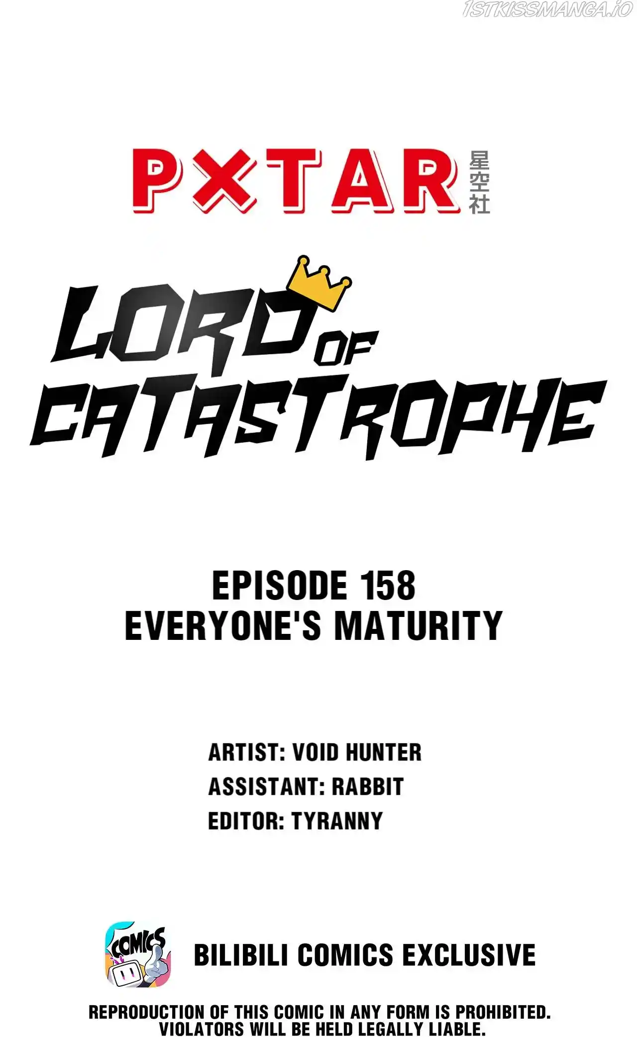 Lord Of Catastrophe Chapter 158