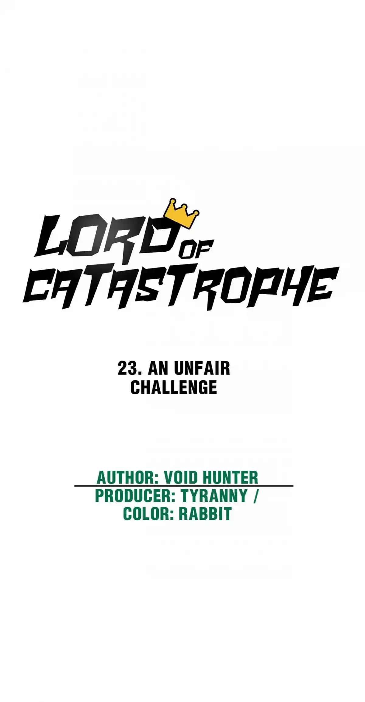 Lord Of Catastrophe Chapter 23