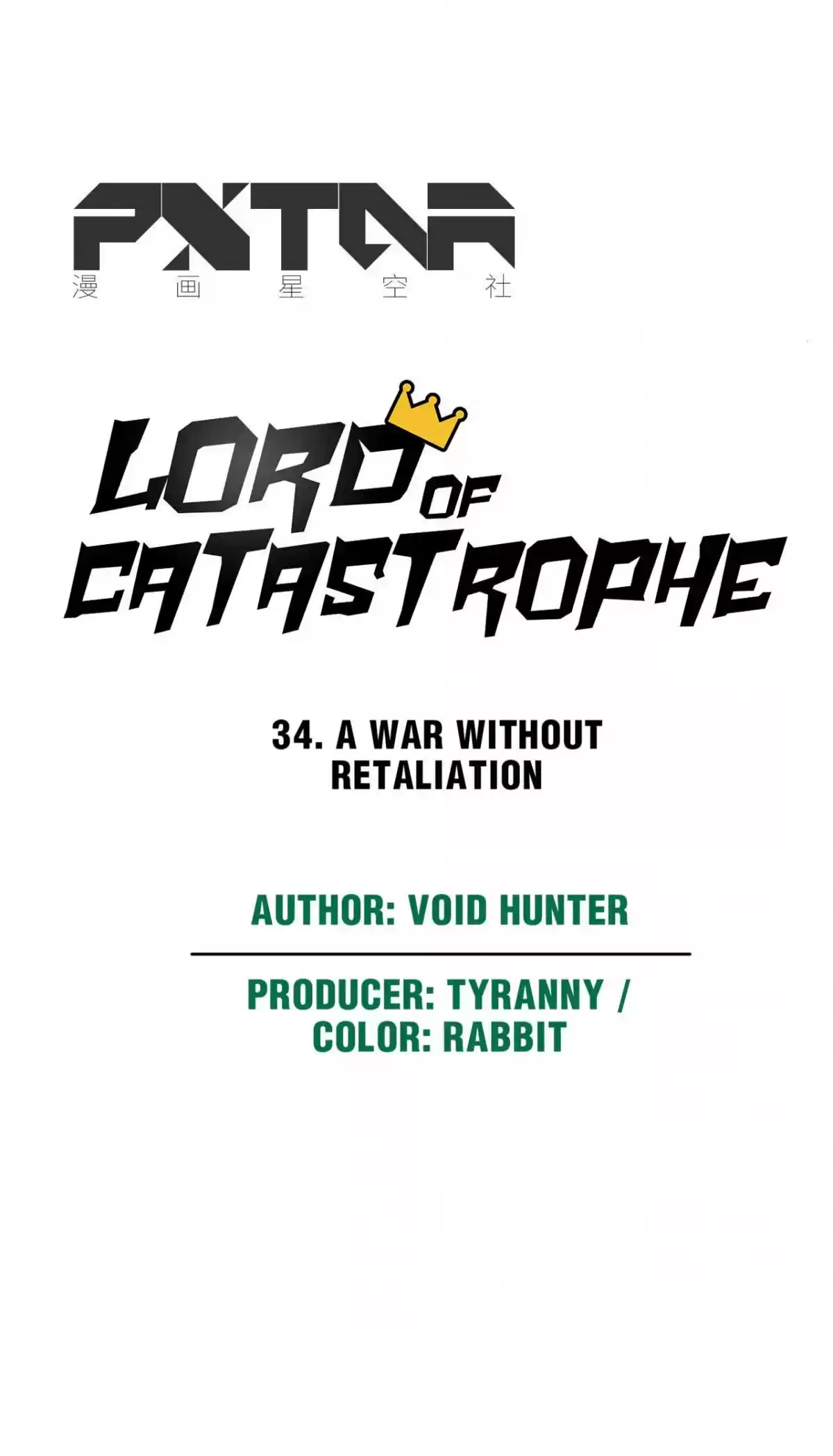 Lord Of Catastrophe Chapter 34