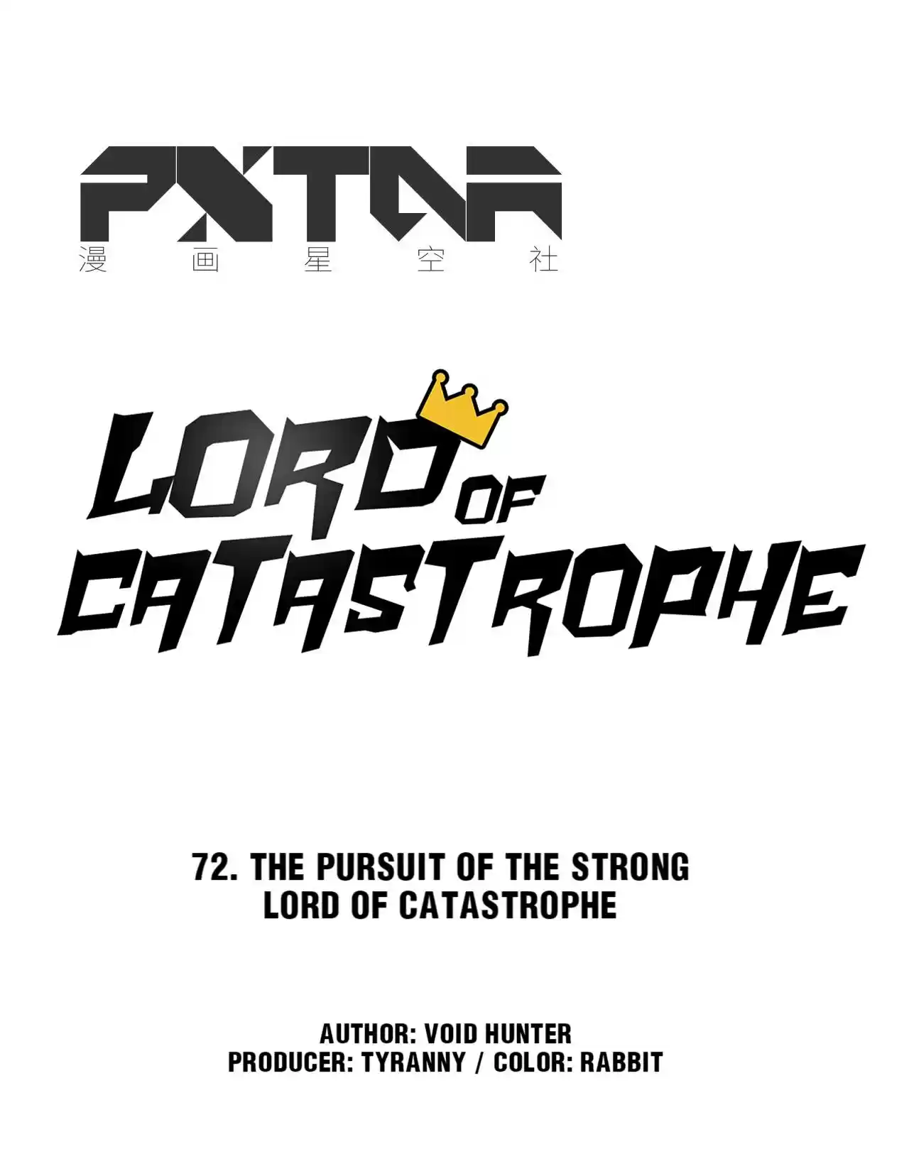 Lord Of Catastrophe Chapter 72