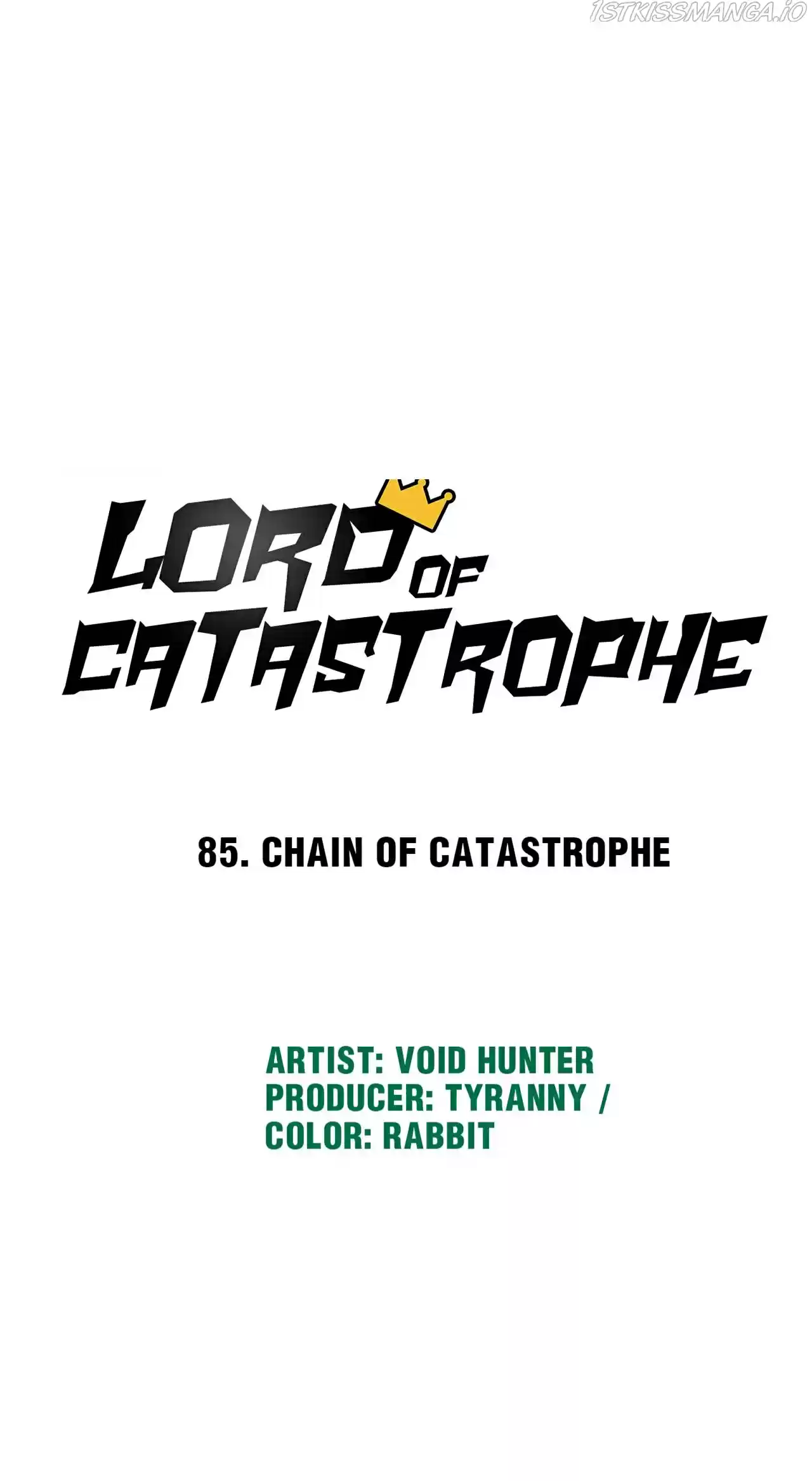 Lord Of Catastrophe Chapter 85