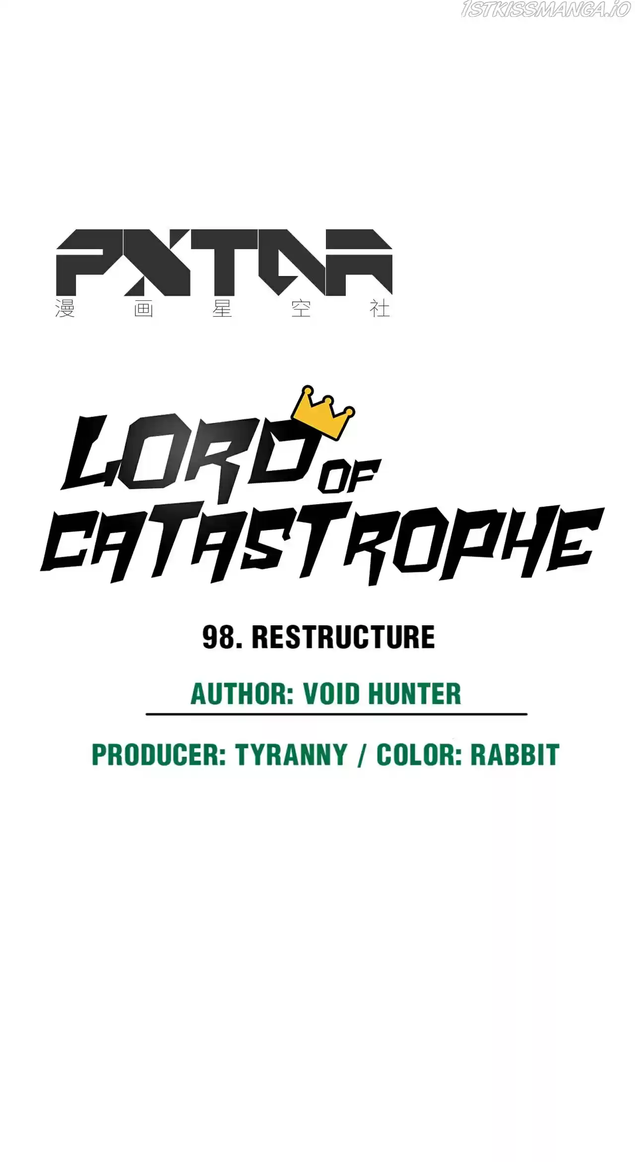 Lord Of Catastrophe Chapter 98