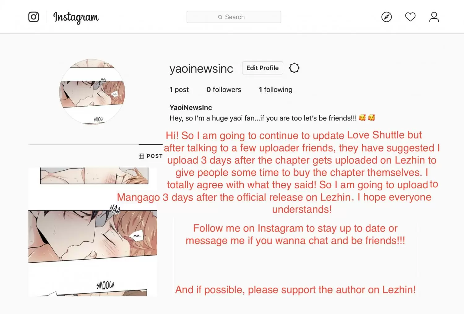 Love Shuttle Chapter 44