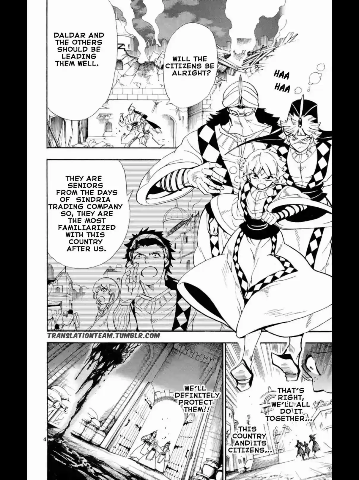 Magi Sinbad no Bouken Vol. 17 Ch. 167 Determination to protect, Spirit to fight