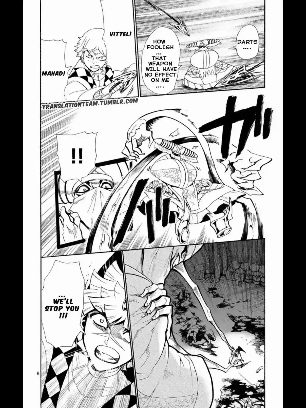 Magi Sinbad no Bouken Vol. 17 Ch. 167 Determination to protect, Spirit to fight