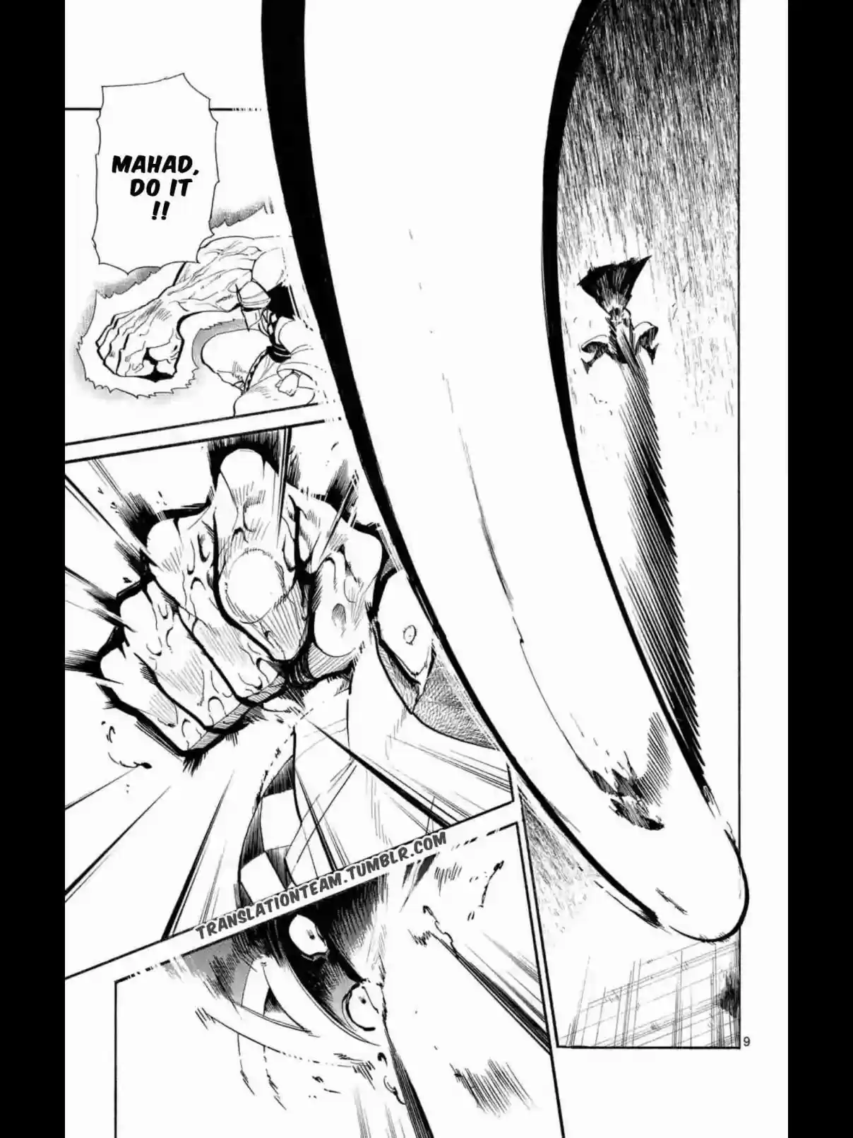 Magi Sinbad no Bouken Vol. 17 Ch. 167 Determination to protect, Spirit to fight