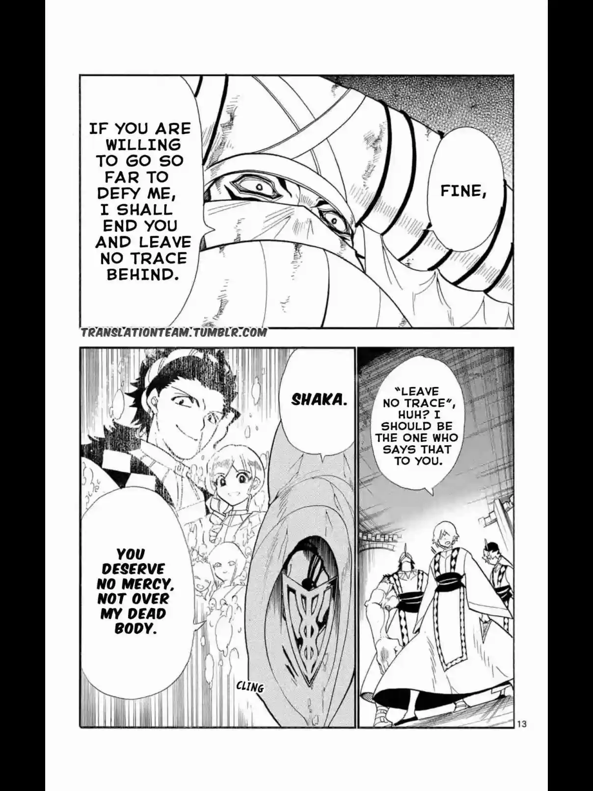 Magi Sinbad no Bouken Vol. 17 Ch. 167 Determination to protect, Spirit to fight