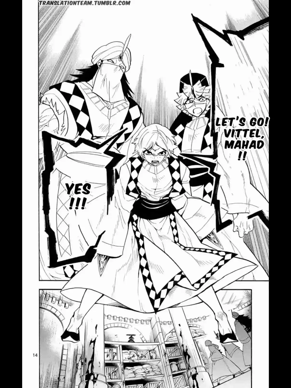 Magi Sinbad no Bouken Vol. 17 Ch. 167 Determination to protect, Spirit to fight