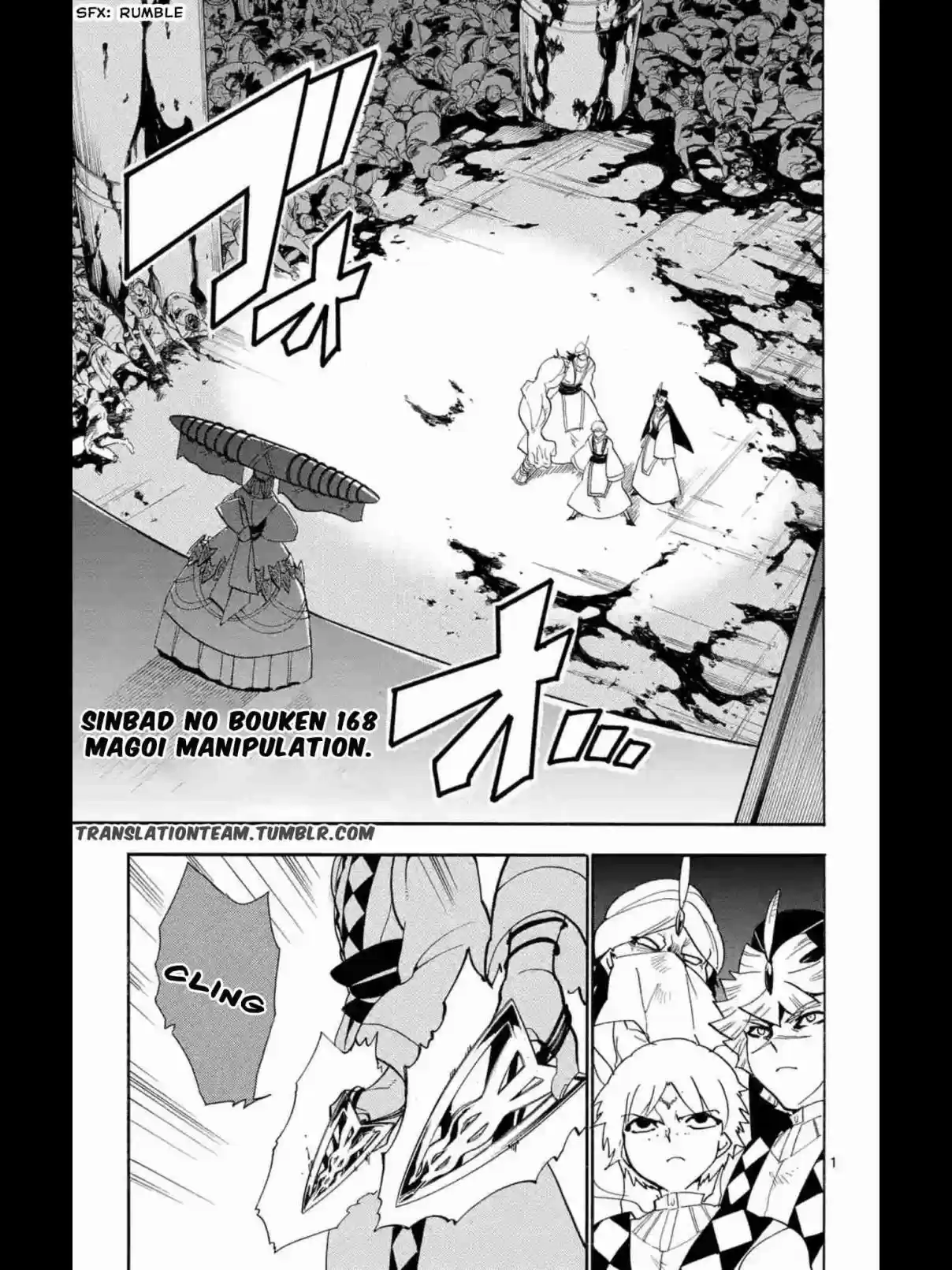 Magi Sinbad no Bouken Vol. 18 Ch. 168 Magoi Manipulation