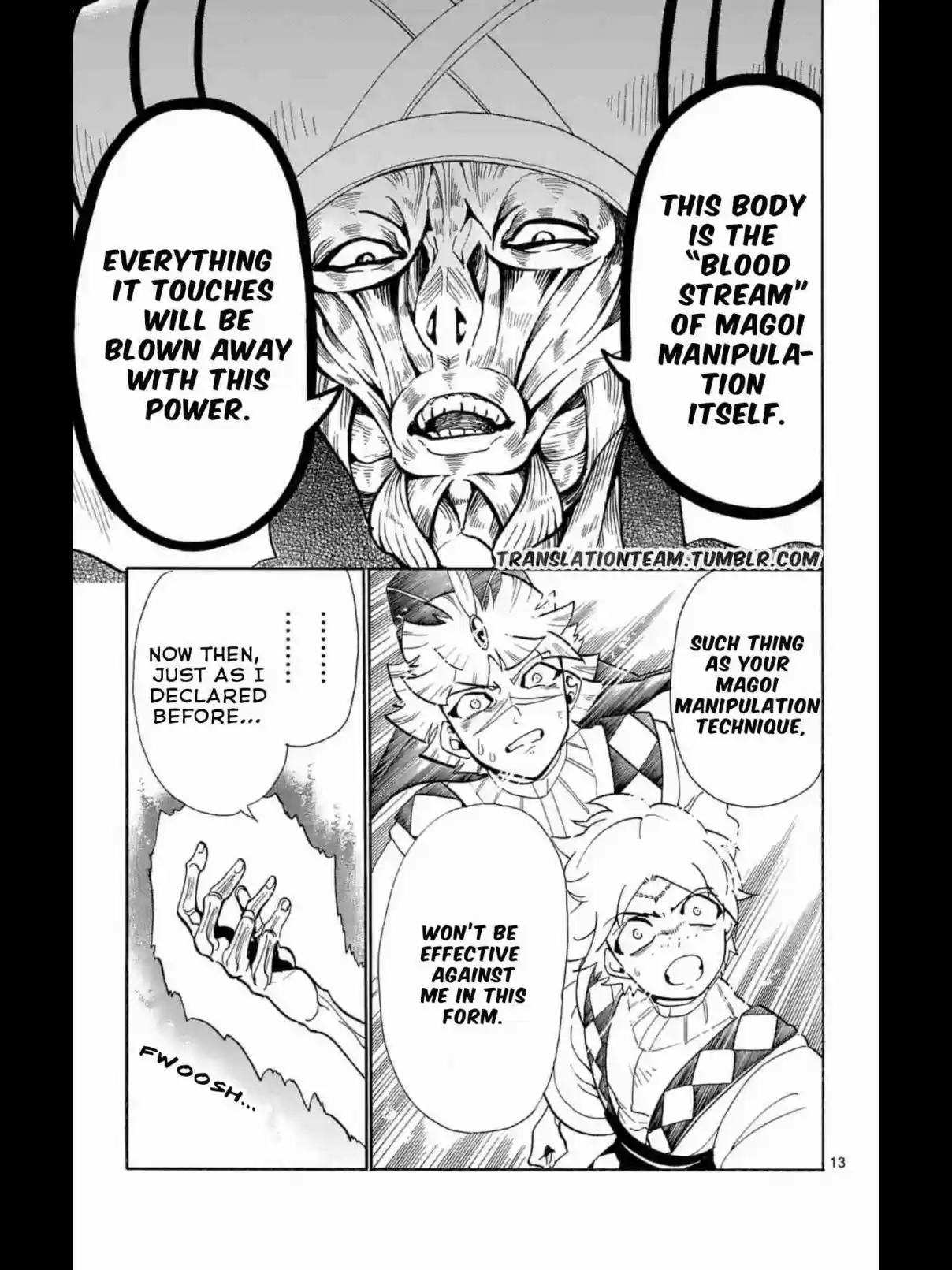 Magi Sinbad no Bouken Vol. 18 Ch. 168 Magoi Manipulation