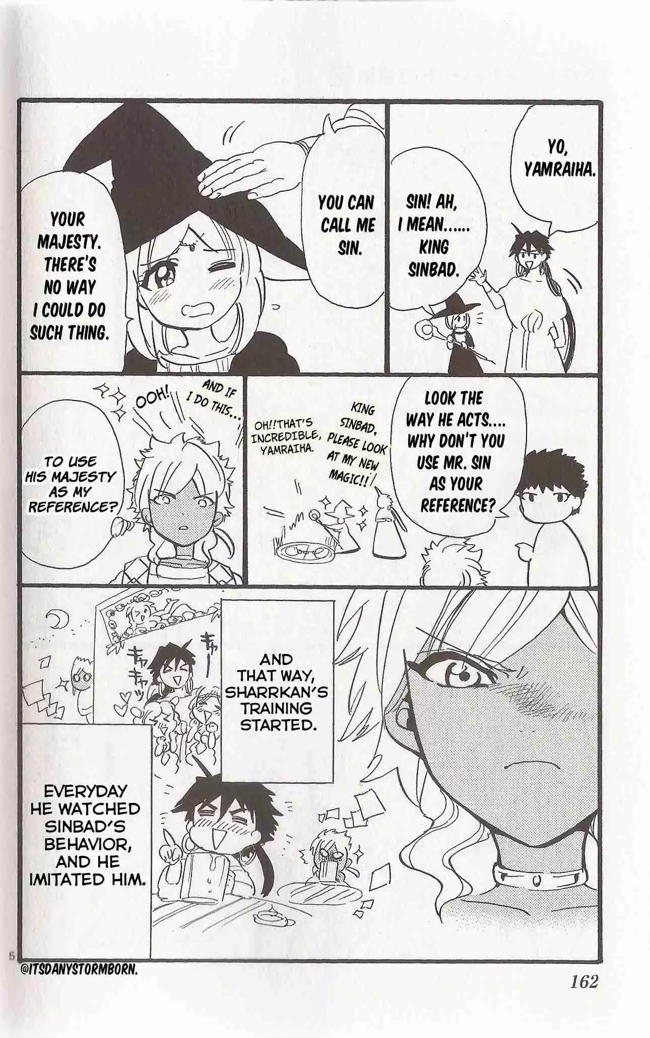 Magi Sinbad no Bouken Vol. 19 Ch. 182.1 Yamraiha and Sharrkan