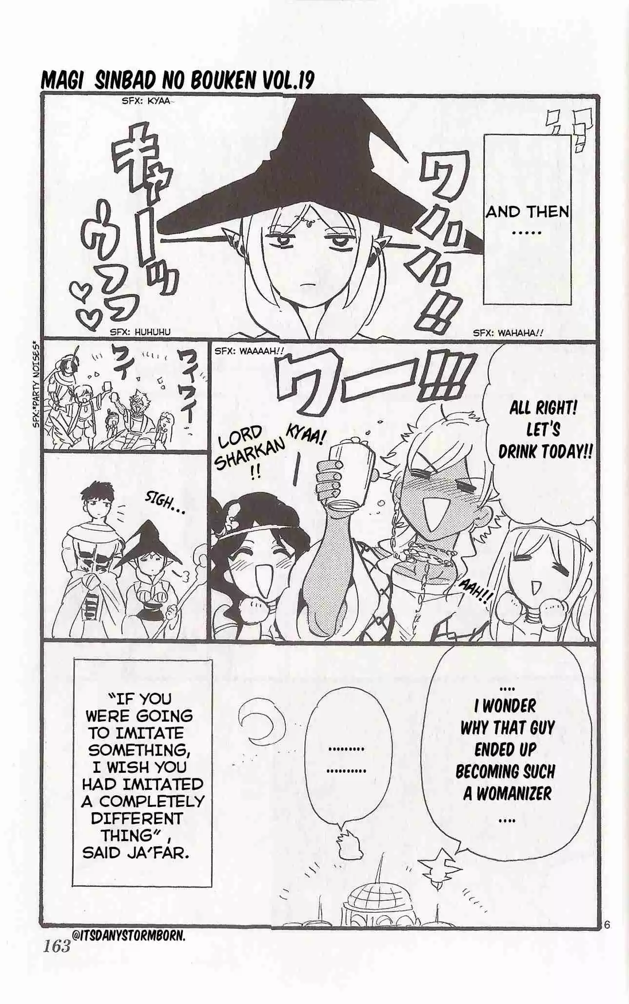 Magi Sinbad no Bouken Vol. 19 Ch. 182.1 Yamraiha and Sharrkan