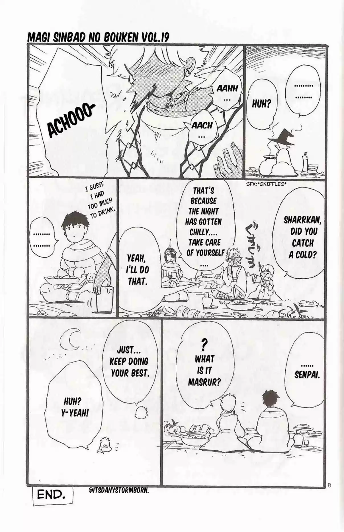 Magi Sinbad no Bouken Vol. 19 Ch. 182.1 Yamraiha and Sharrkan