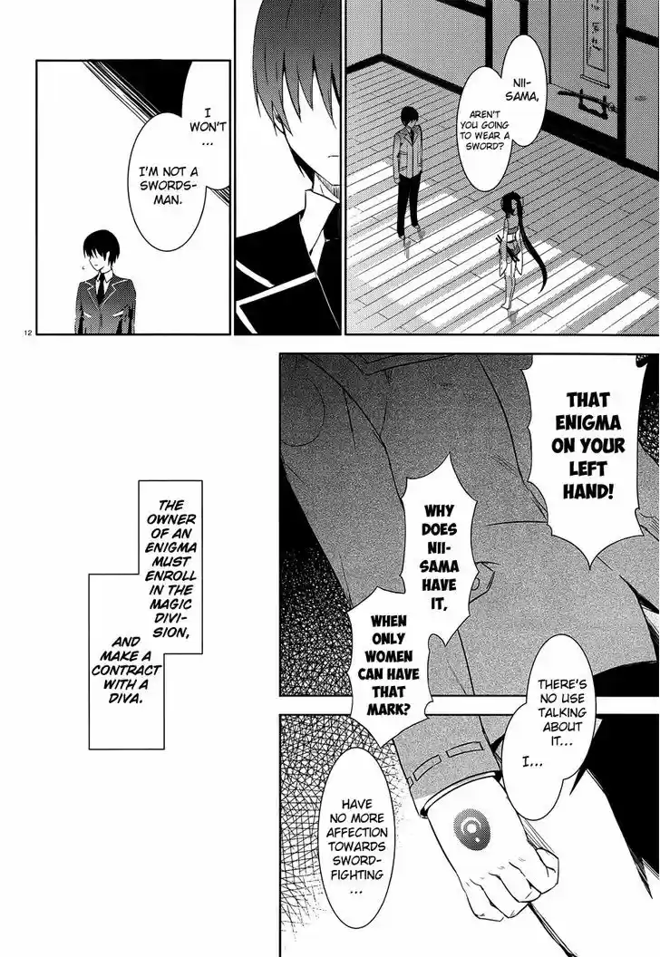 Magika no Kenshi to Shoukan Maou 1