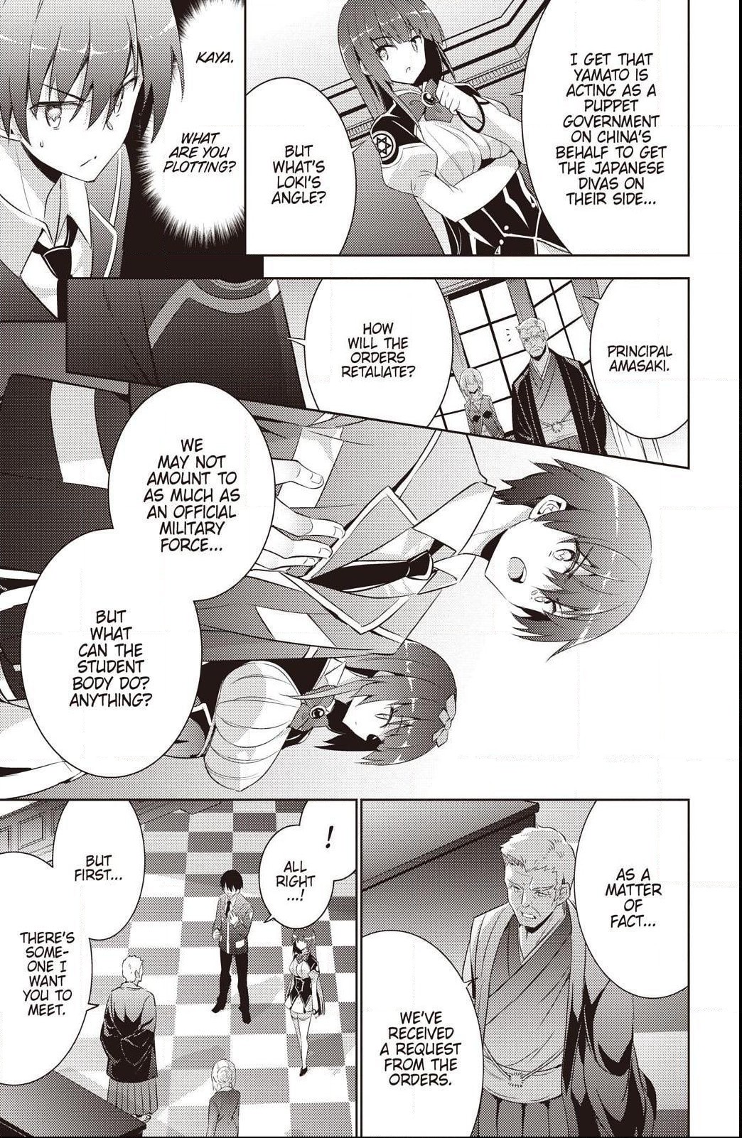 Magika no Kenshi to Shoukan Maou Chapter 65