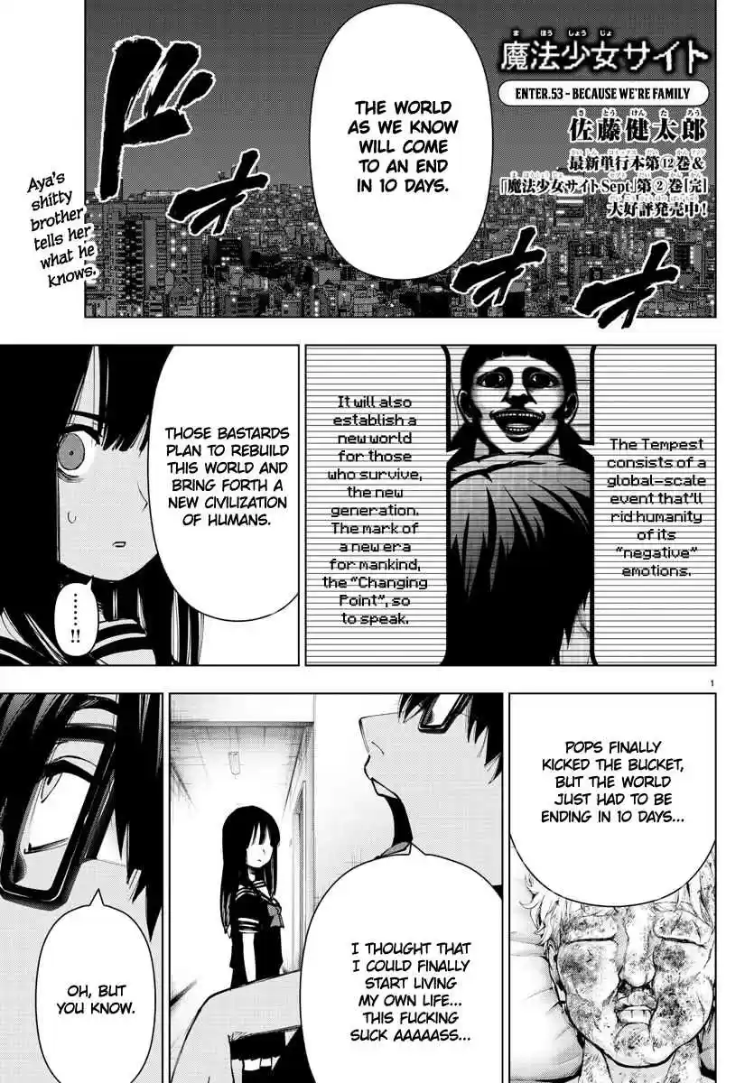 Mahou Shoujo Site Ch. 108 ENTER.53 Because We're Family