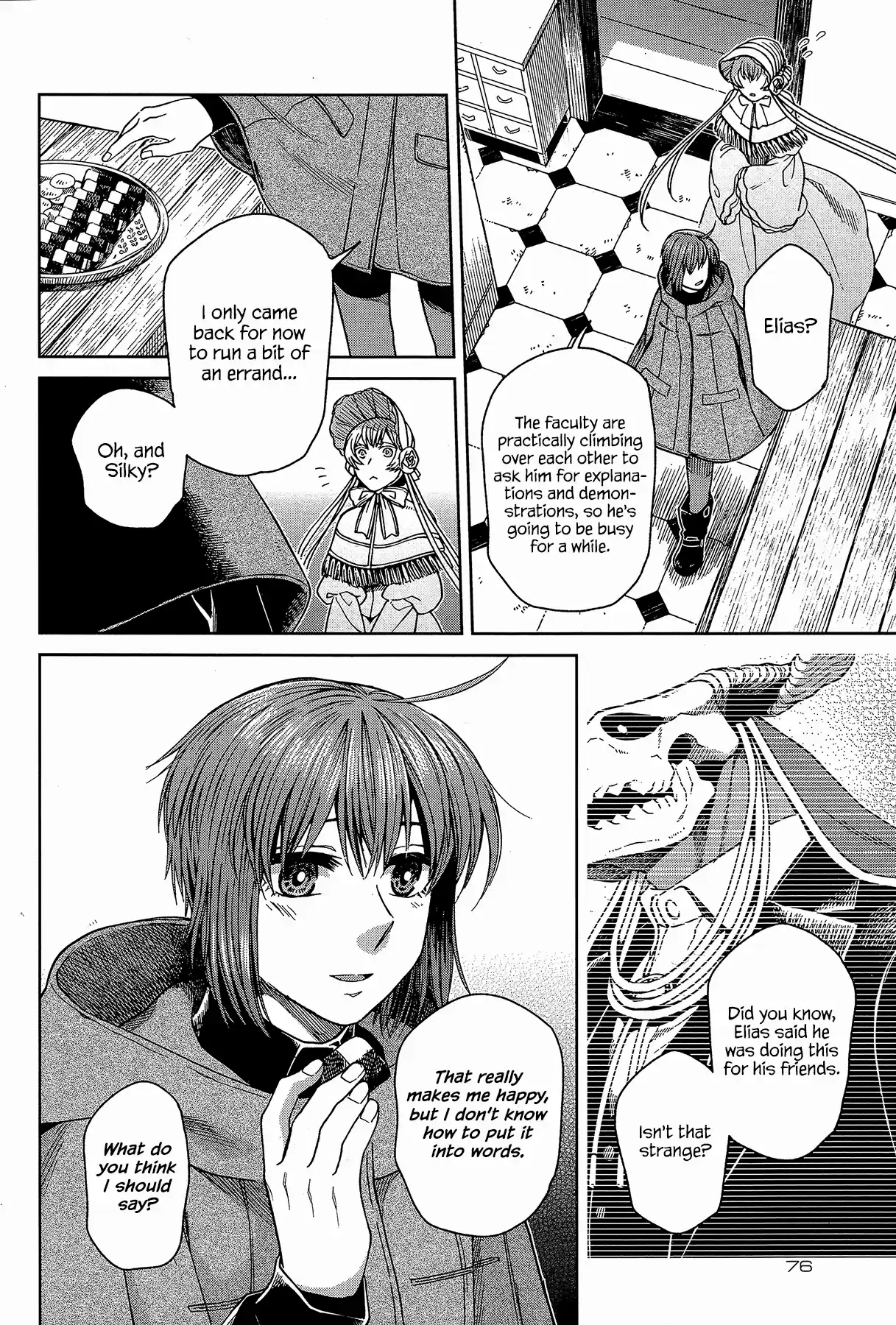 Mahou Tsukai No Yome Vol.13 Chapter 66: A Small Leak Will Sink A Great Ship I