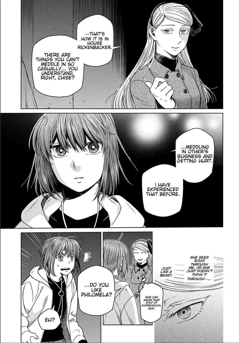 Mahou Tsukai No Yome Vol.15 Chapter 75: Needs Must When The Devil Drives. I