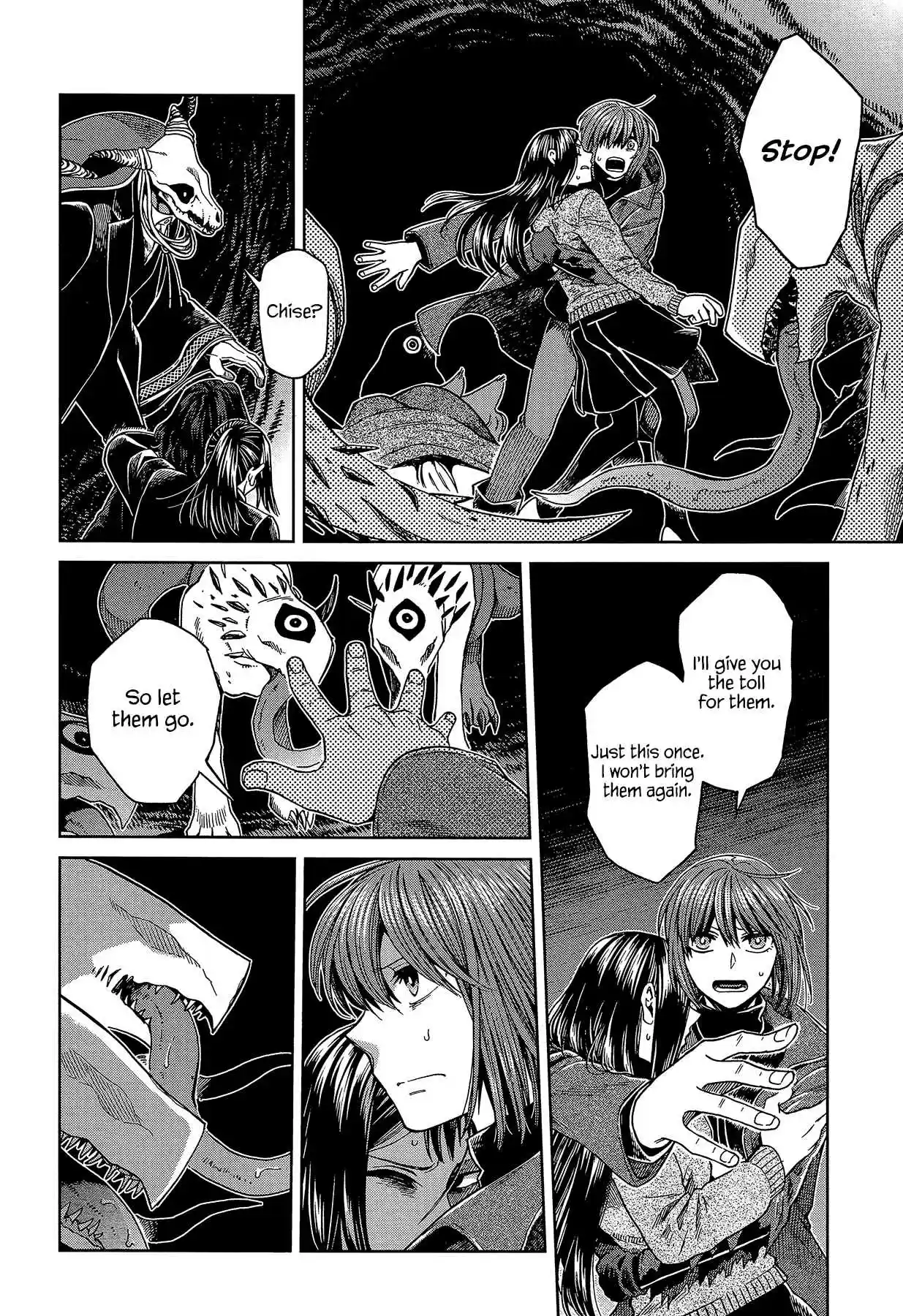 Mahoutsukai no Yome Ch. 65 Conscience does make cowards of us all IV