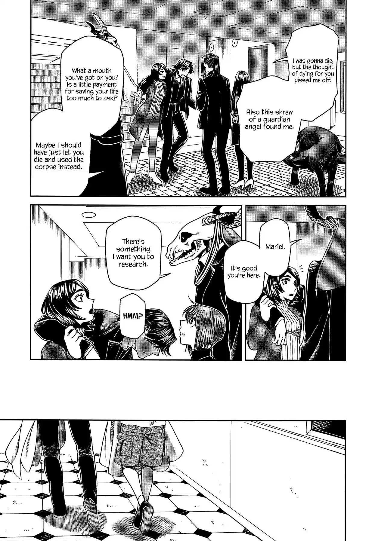 Mahoutsukai no Yome Ch. 65 Conscience does make cowards of us all IV