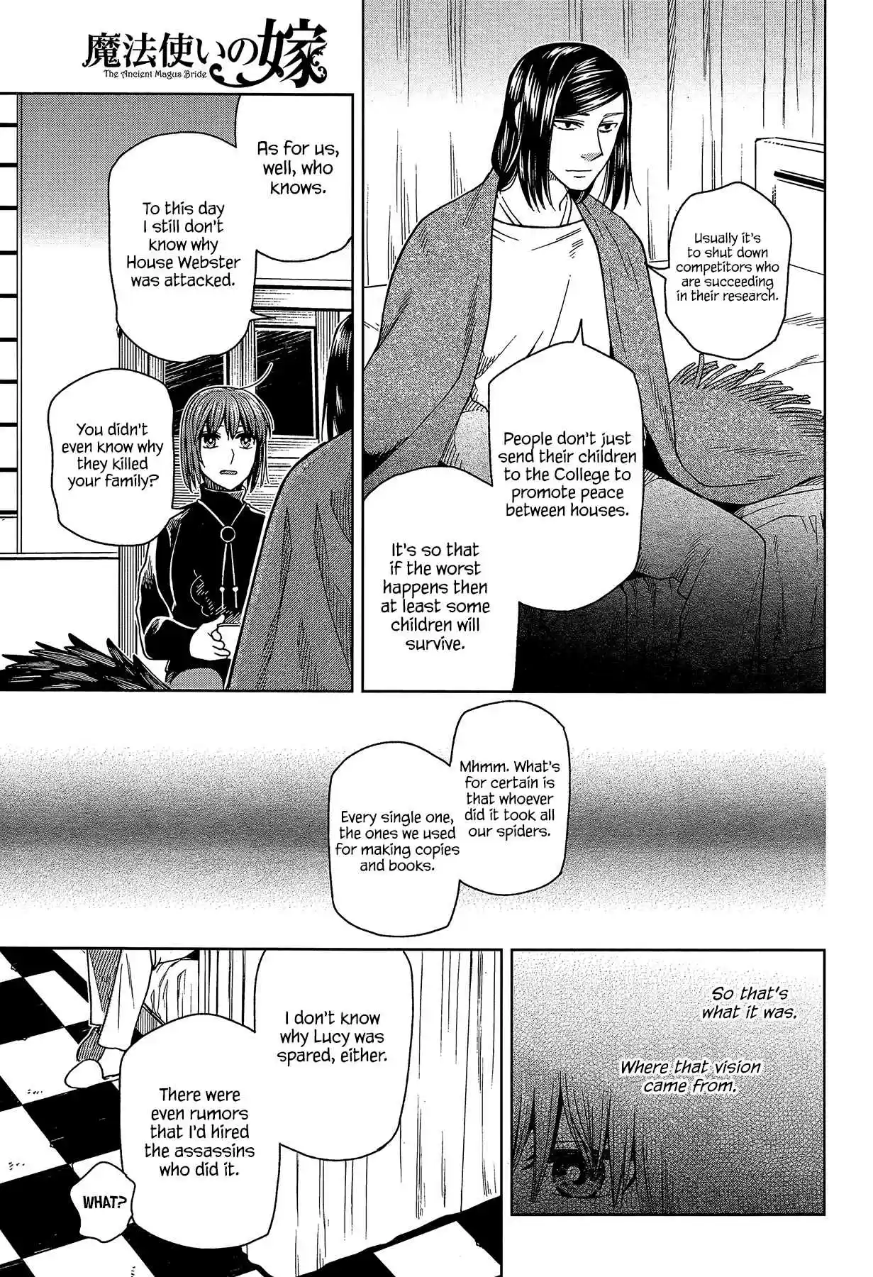 Mahoutsukai no Yome Ch. 65 Conscience does make cowards of us all IV
