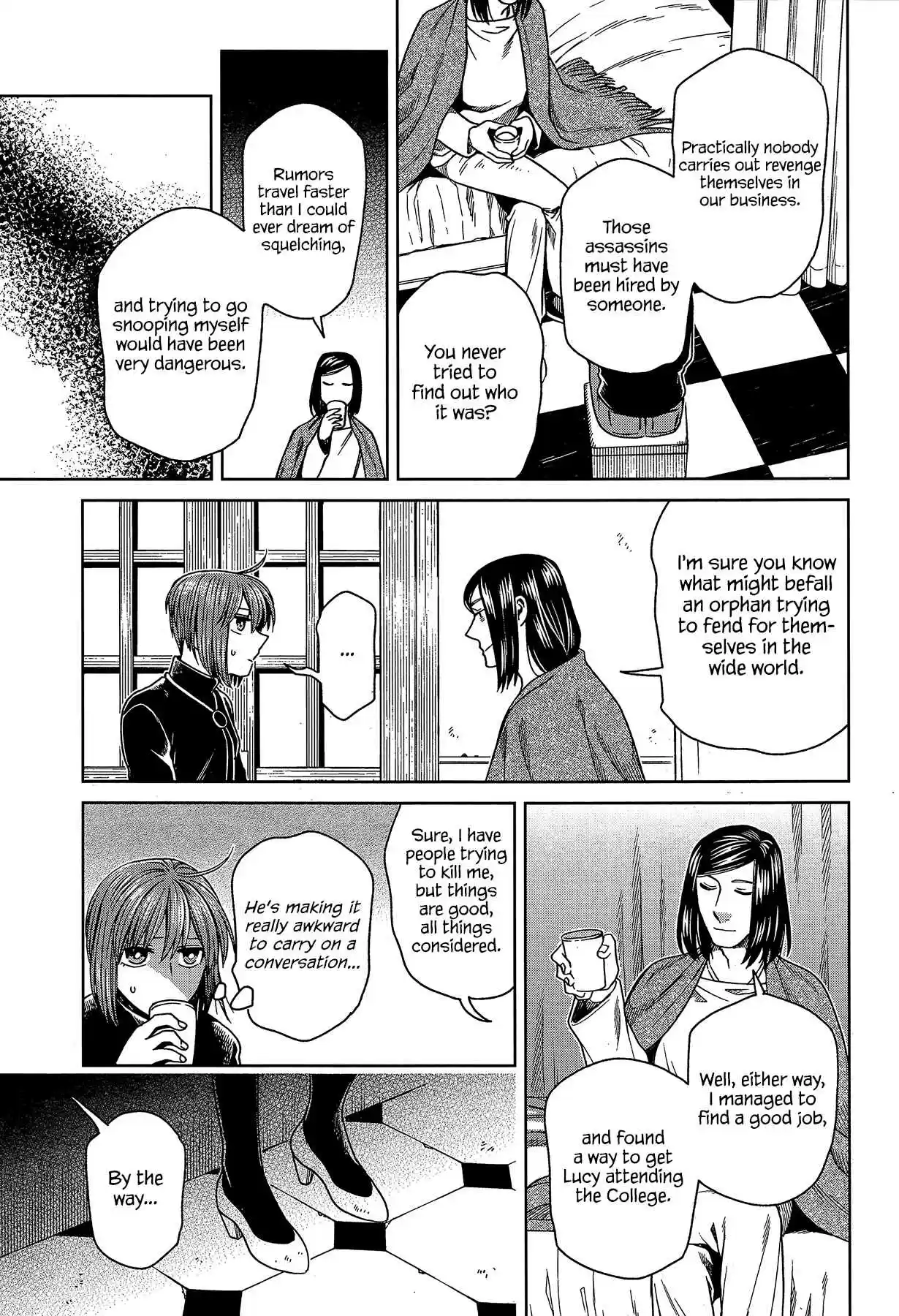 Mahoutsukai no Yome Ch. 65 Conscience does make cowards of us all IV