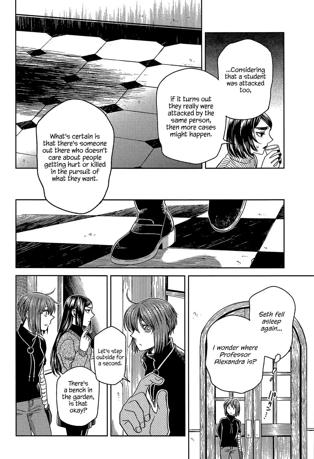 Mahoutsukai no Yome Ch. 65 Conscience does make cowards of us all IV