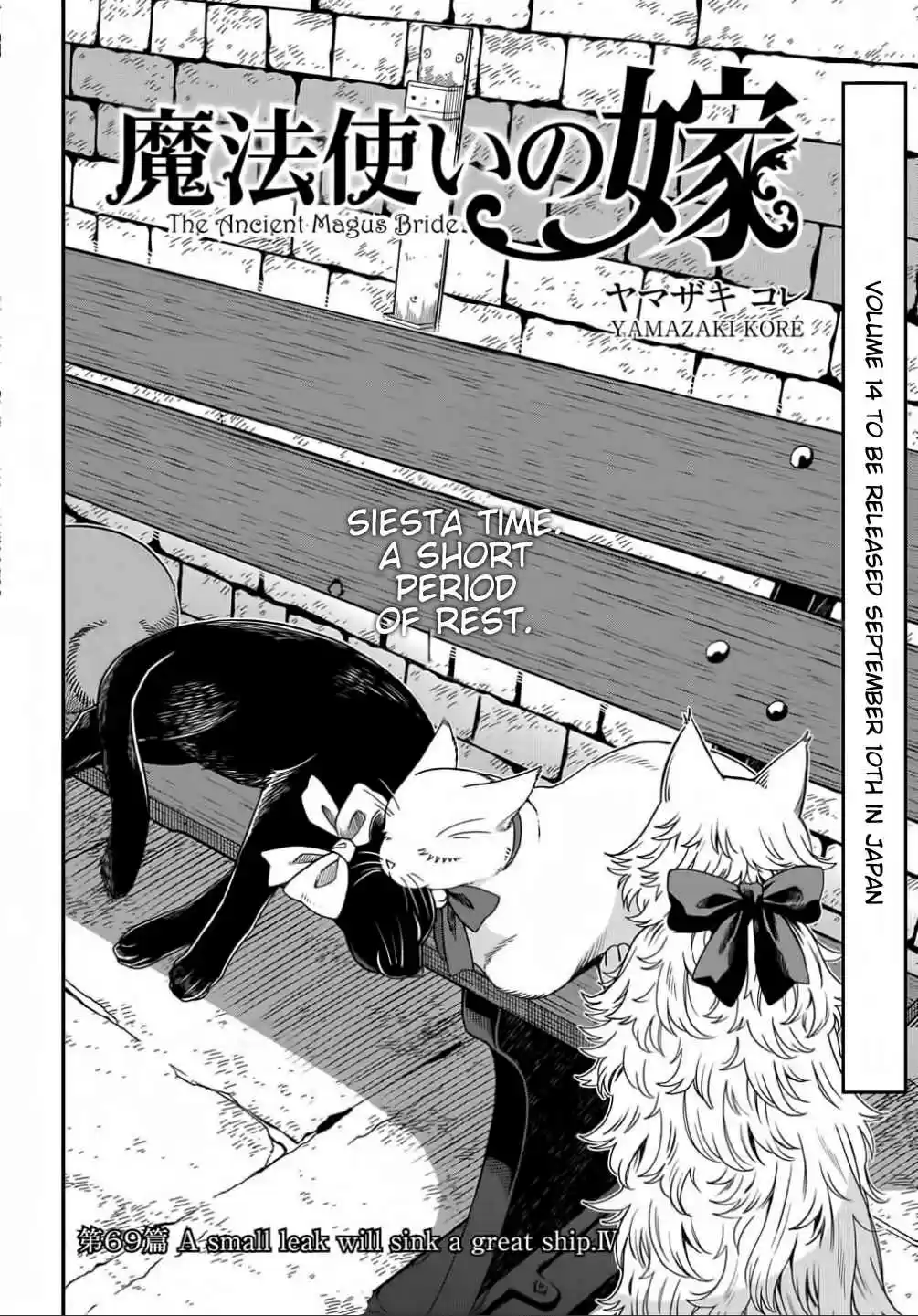 Mahoutsukai no Yome Vol. 14 Ch. 69 A small leak will sink a great ship. IV