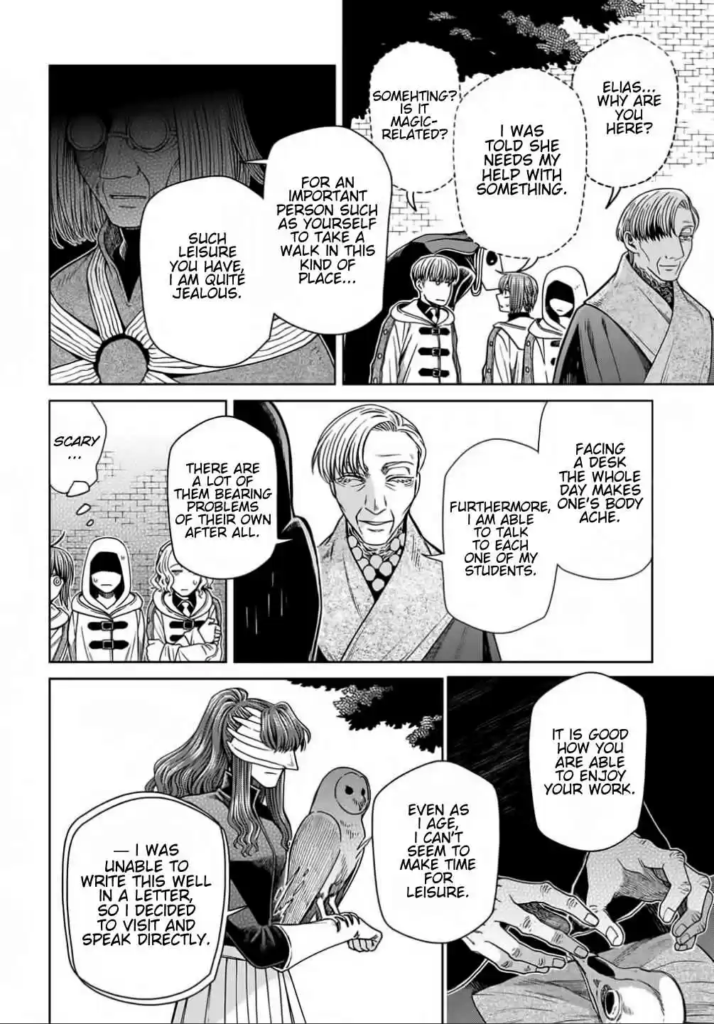 Mahoutsukai no Yome Vol. 14 Ch. 69 A small leak will sink a great ship. IV
