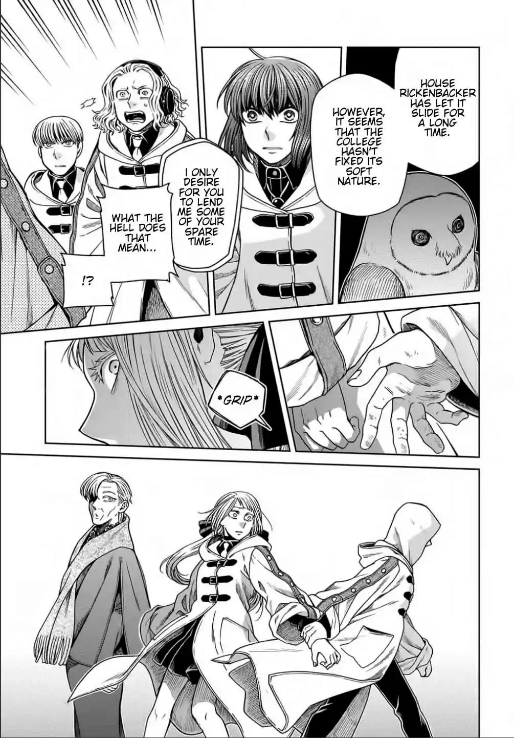 Mahoutsukai no Yome Vol. 14 Ch. 69 A small leak will sink a great ship. IV